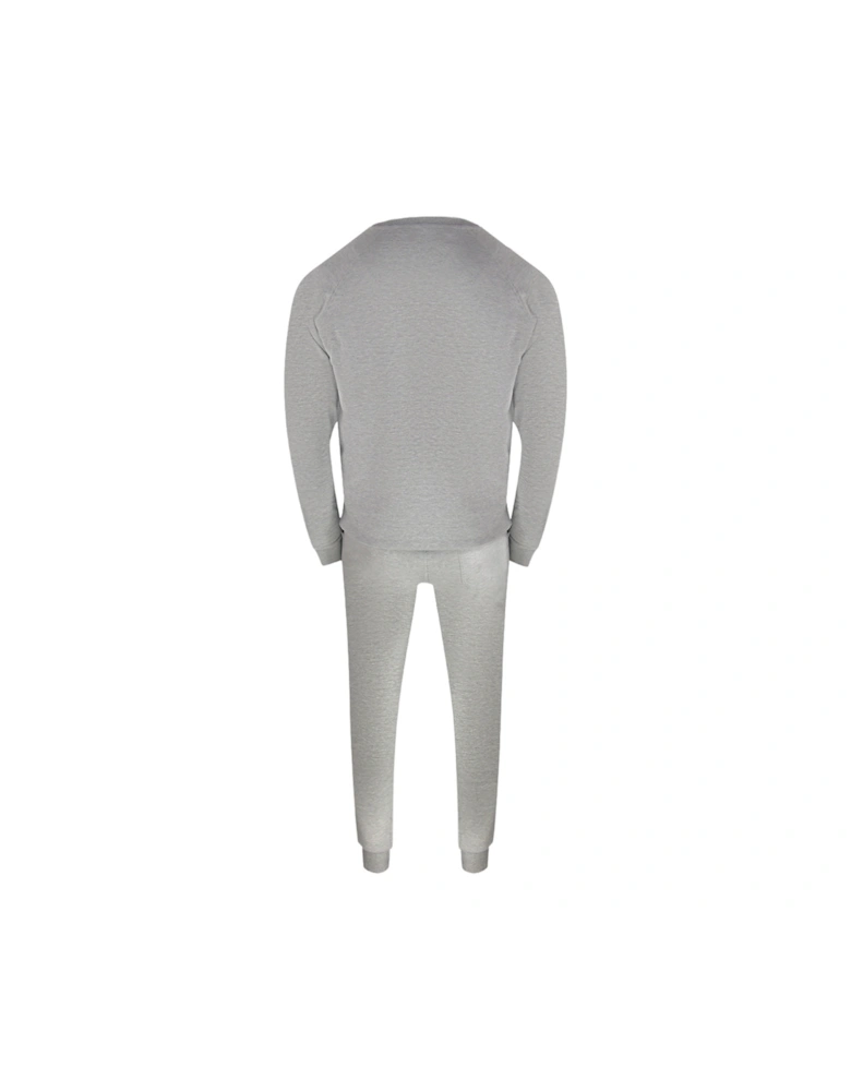 Iconic Crest  Crew Neck Grey Track Set