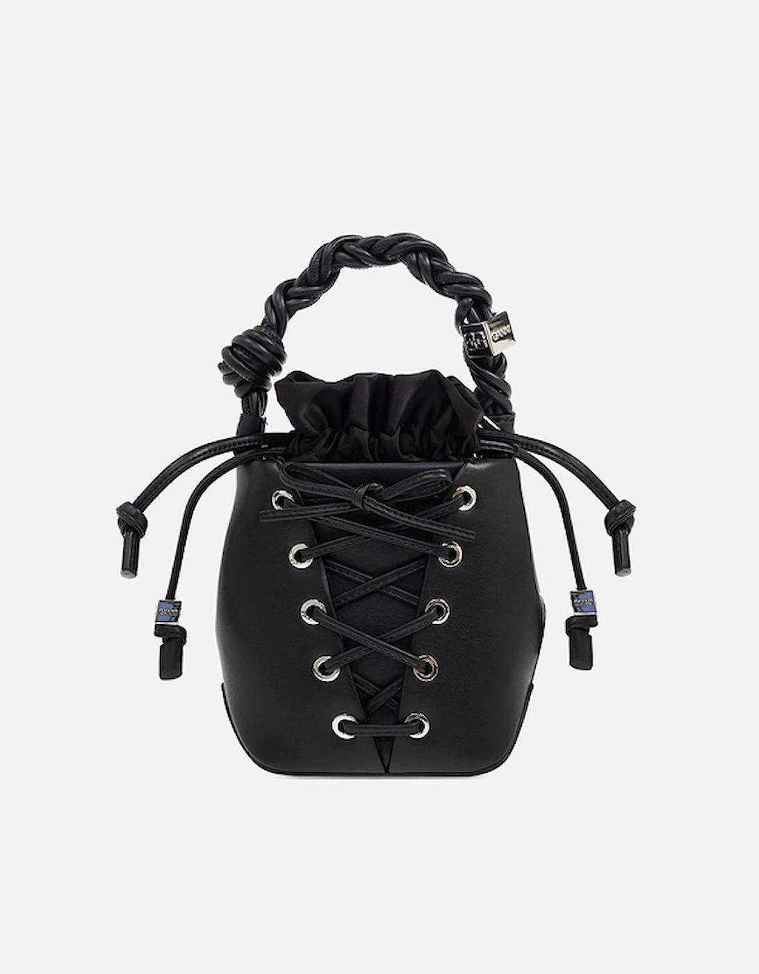 Mini Eyelets Lace-Up Bou Bucket Bag, 2 of 1