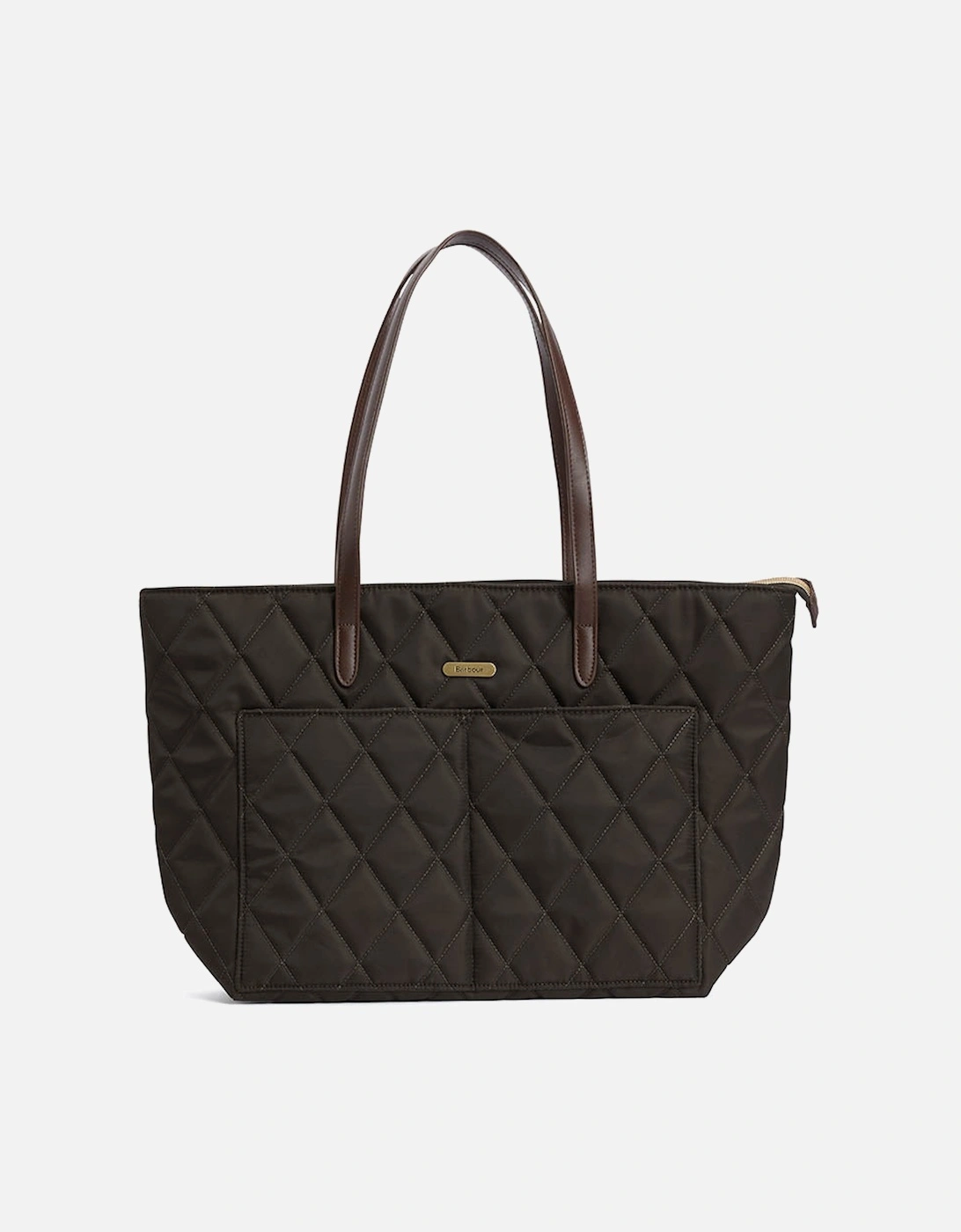 Quilted Womens Tote Bag - Olive, 2 of 1