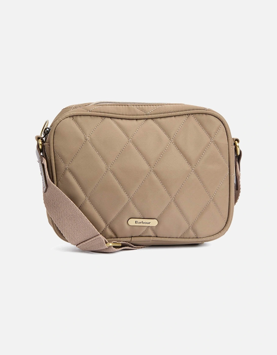 Womens Quilted Crossbody Bag - New Sand, 2 of 1