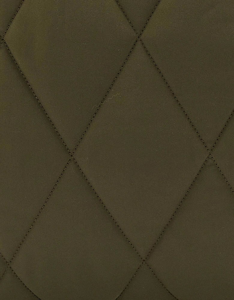 Mariah Womens Quilted Tote Bag - Olive