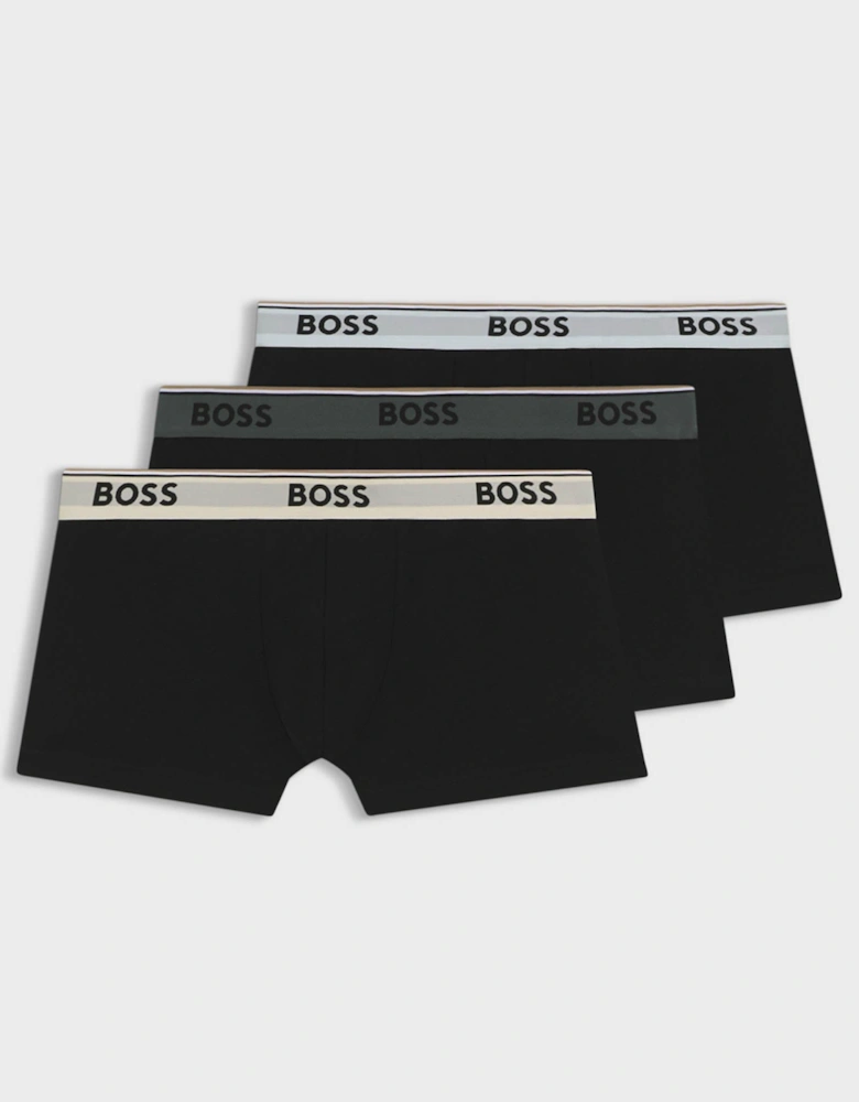 BOSS Orange Power Mens 3-Pack Trunks - Open Miscellaneous 967