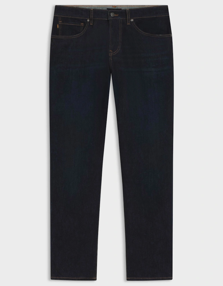 BOSS Orange Maine Regular-Fit Jeans in Blue Soft-Motion Denim  - Dark Blue 402