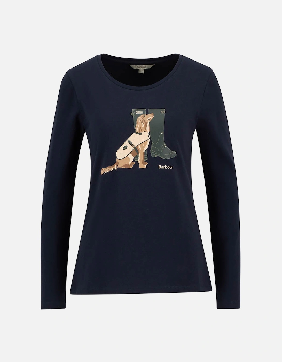 Hedley Womens Long Sleeve T-Shirt - Navy, 2 of 1