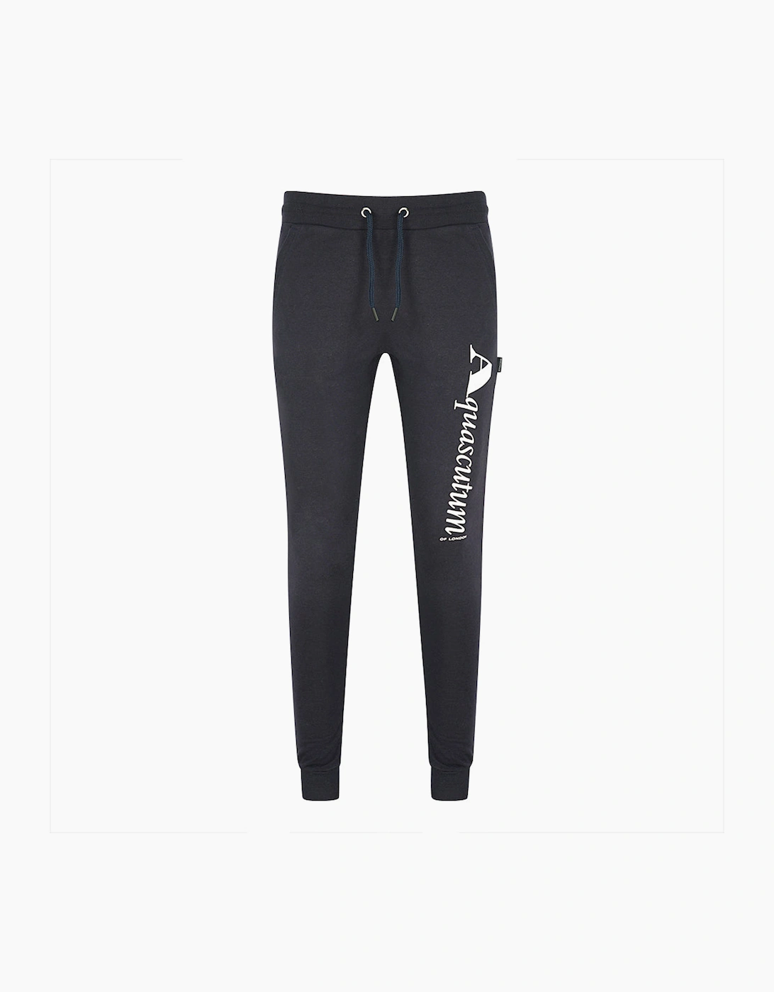 Aquascutum Men's Black Navy Sweat Pants  33/32/32 M