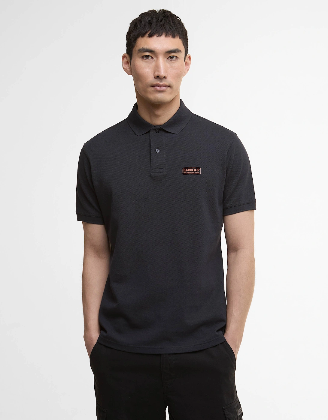 Essential Short Sleeve Mens Polo - Dark Navy, 2 of 1