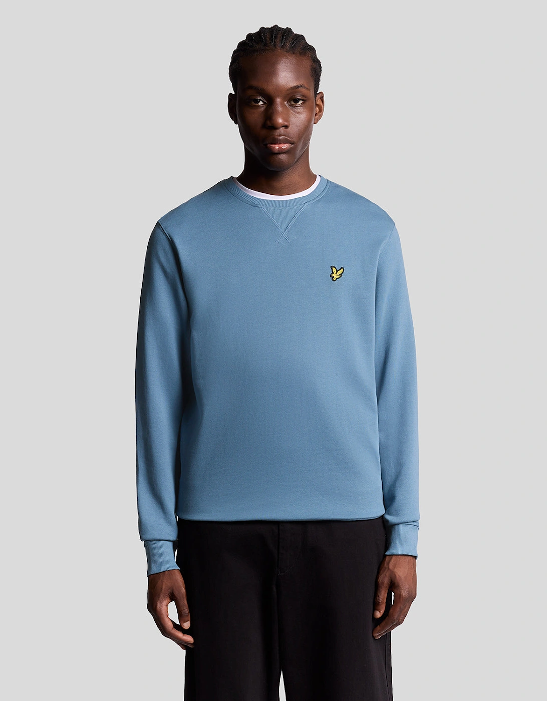 Lyle And Scott Men's Light Lyle & Scott Sweatshirt Ml424vog - X861 Ocean Sky - : L