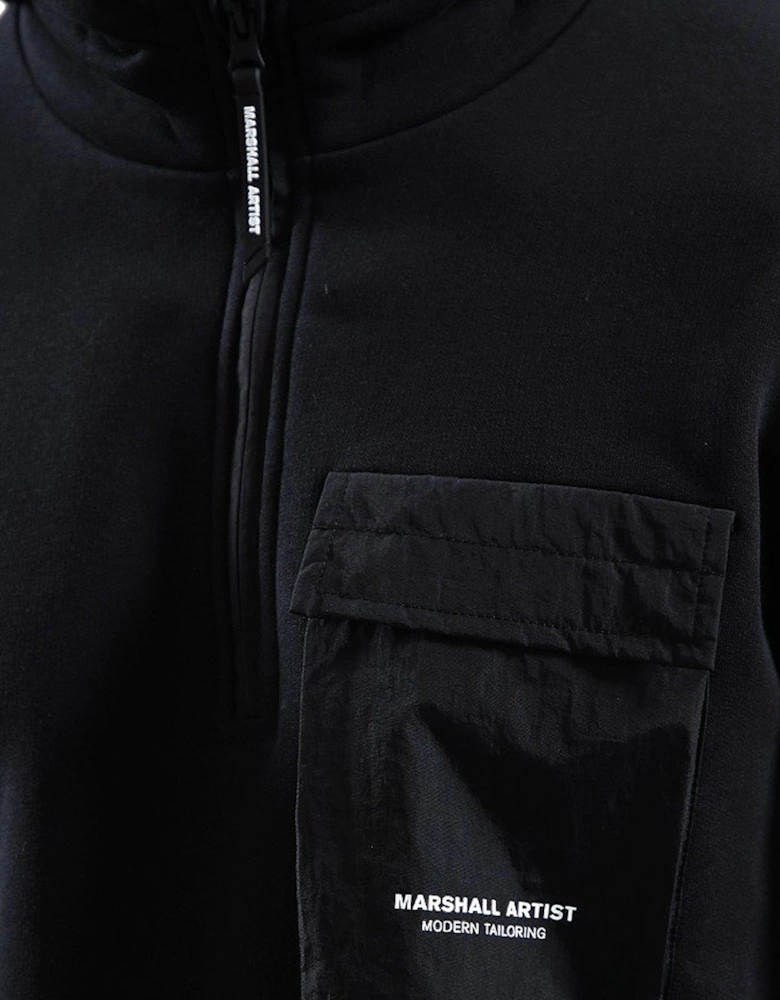 Crux Quarter Zip Hoodie Black