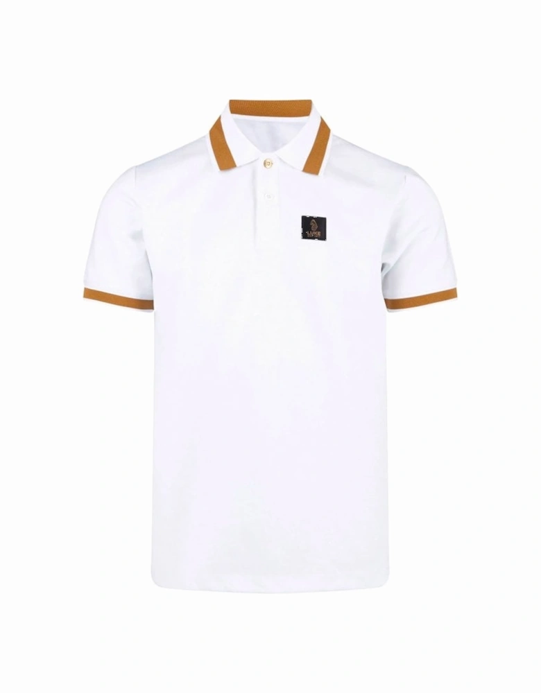 Luke Makati Detailed Polo White