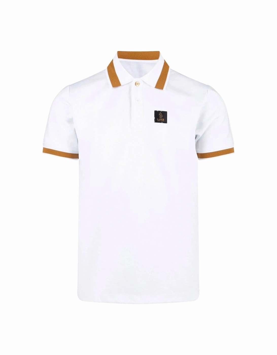 Luke Makati Detailed Polo White, 5 of 4