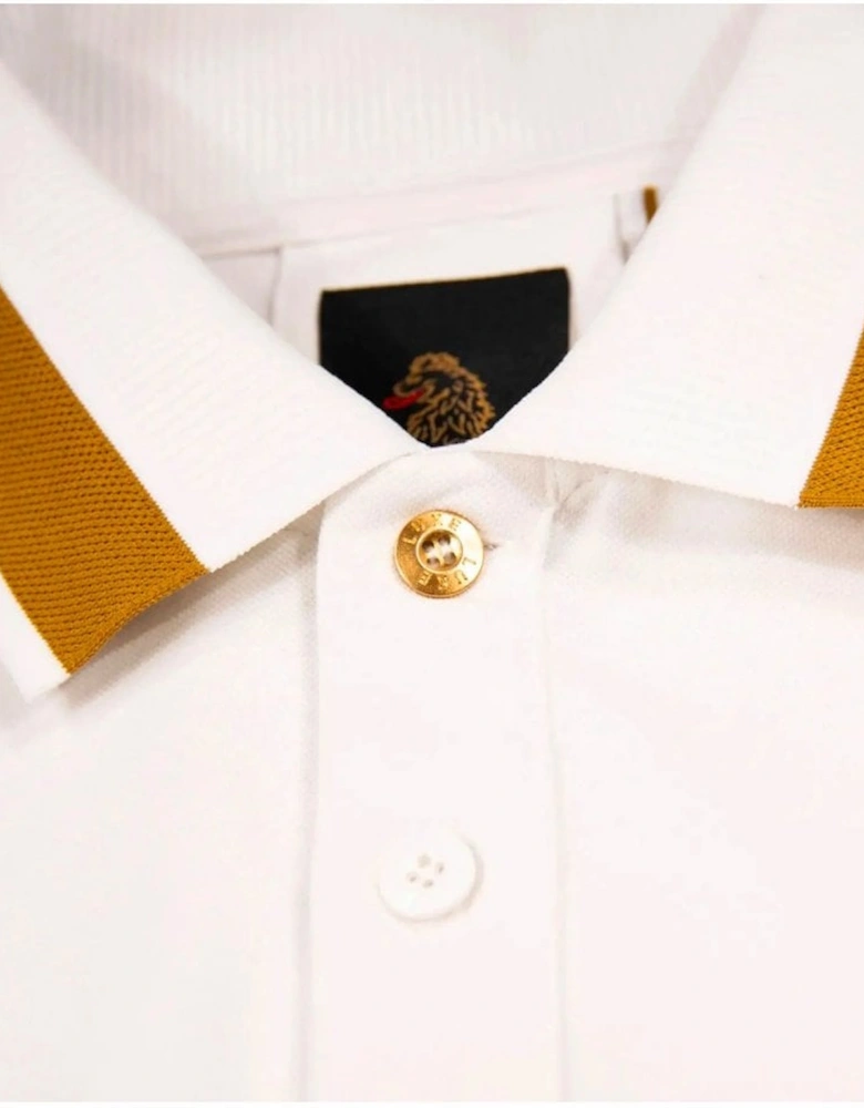 Luke Makati Detailed Polo White