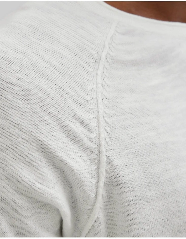 Jjbreeze Knit Crew Neck Jumper Cloud Dancer