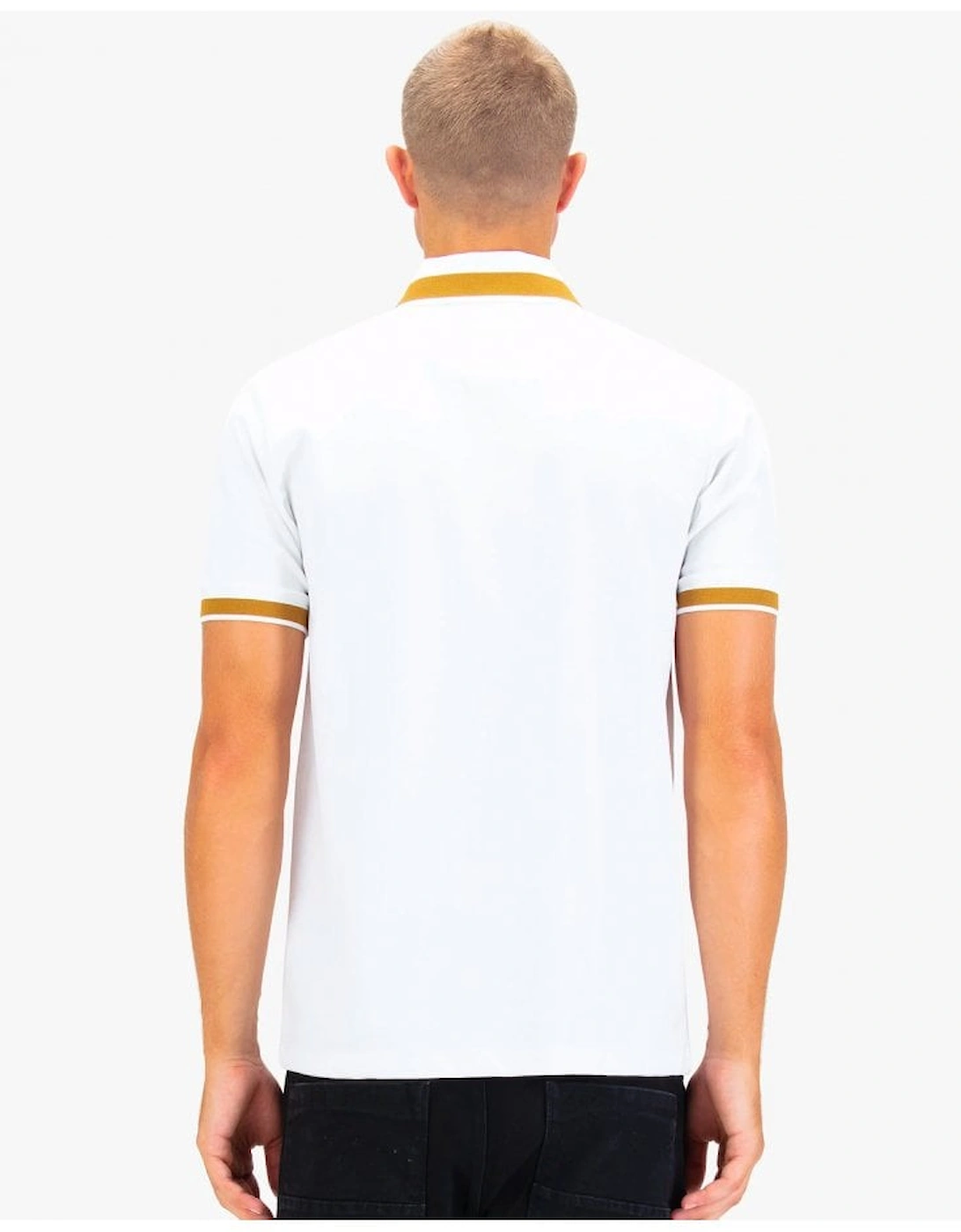 Luke Makati Detailed Polo White