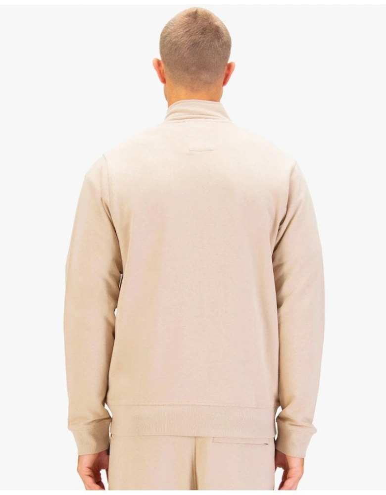 Luke Sutton 1000 Zip Through Sweat Stone