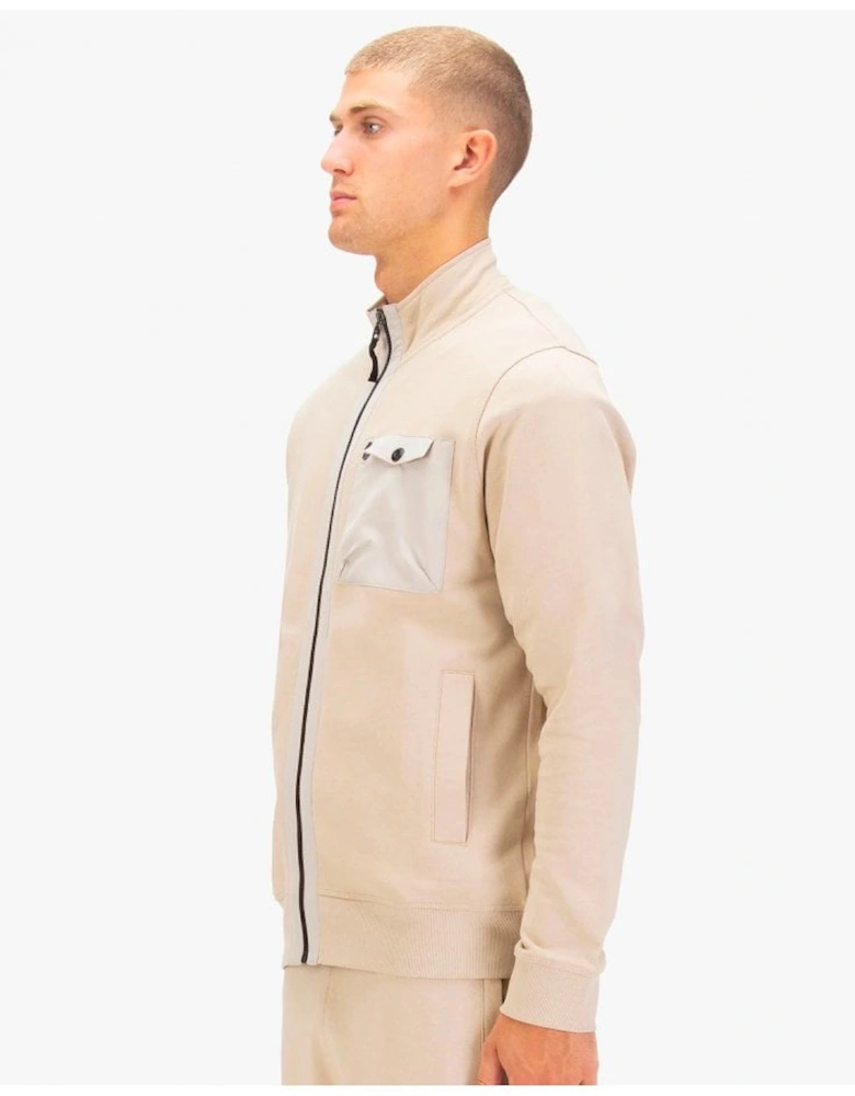 Luke Sutton 1000 Zip Through Sweat Stone