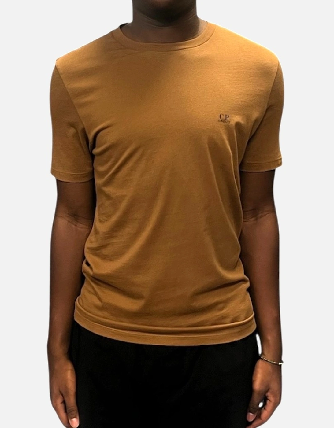Goggle Graphic T Shirt - Bronze Brown