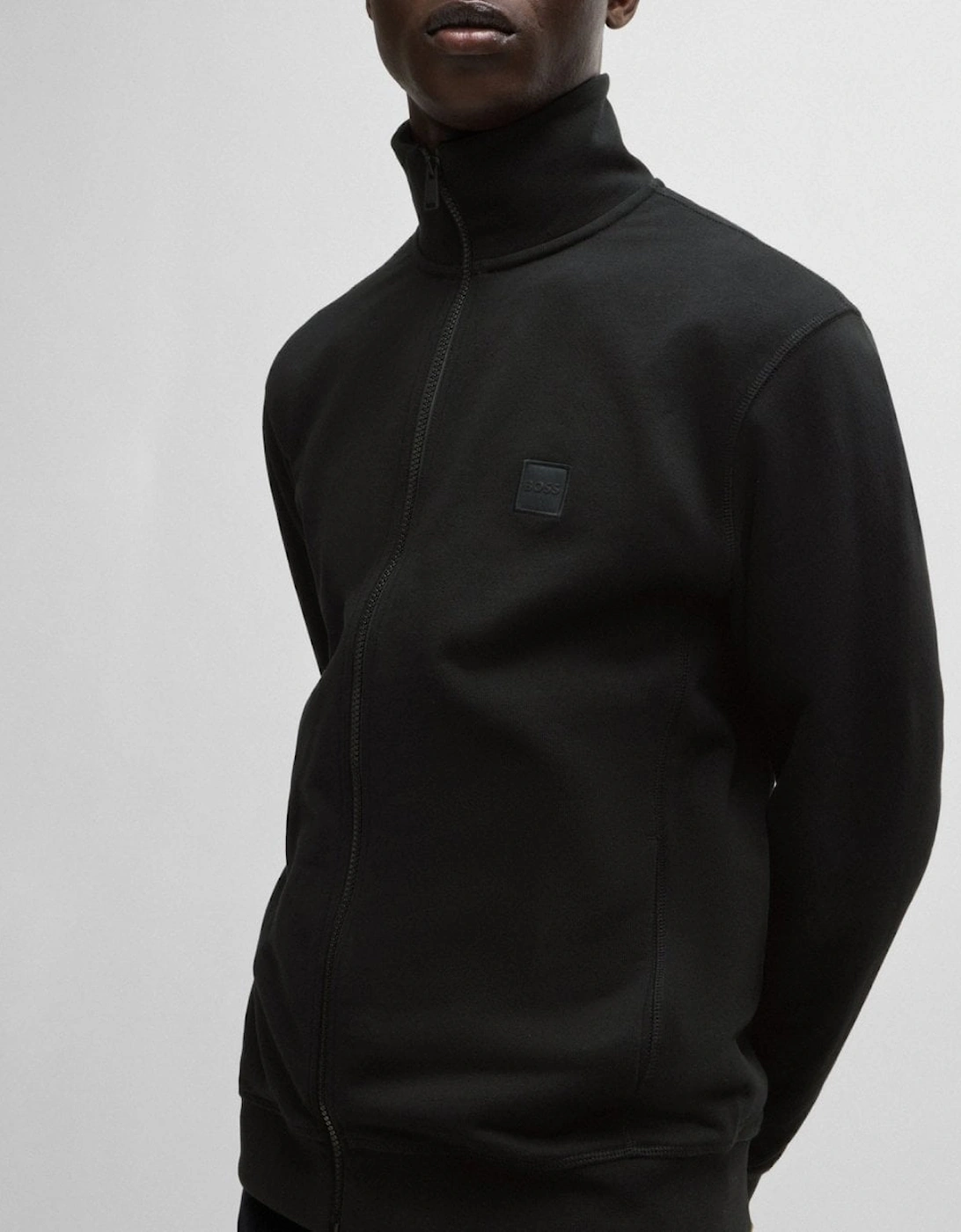 BOSS Orange Zestart Mens Full Zip Sweatshirt - Black 001