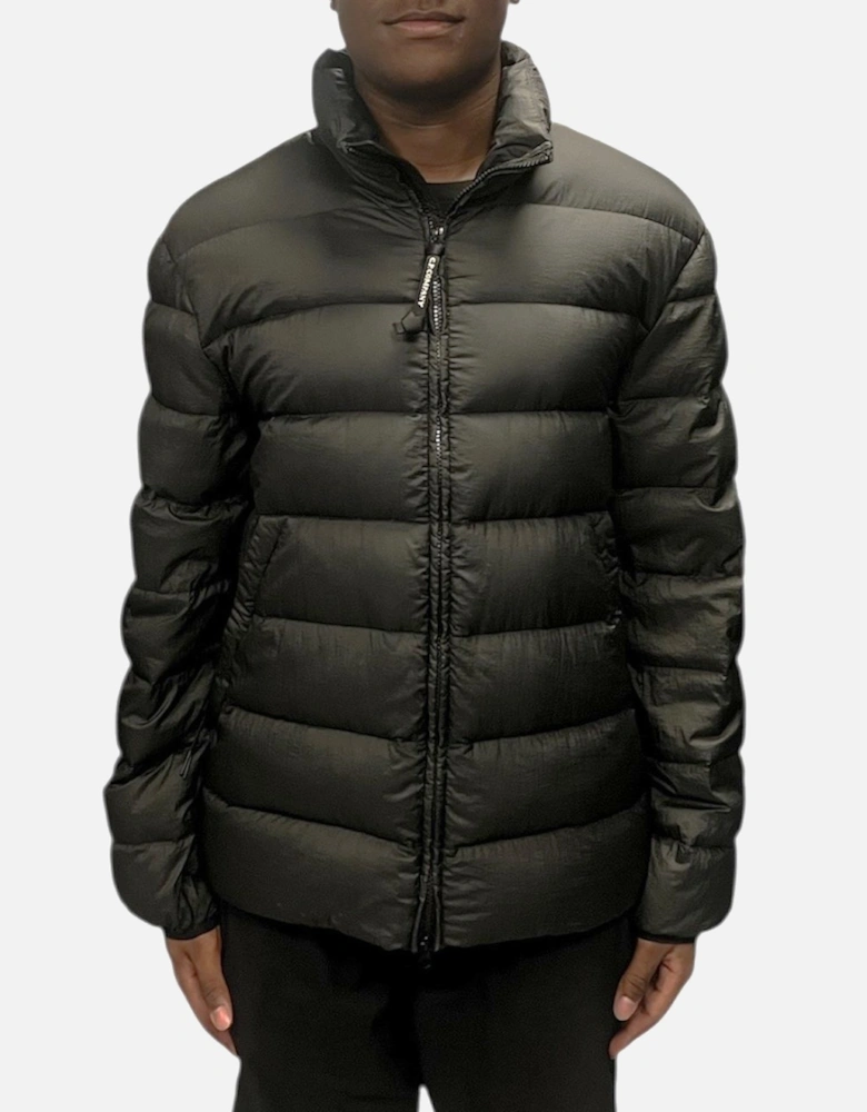 Nylon Stand Collar Liner Jacket - Black