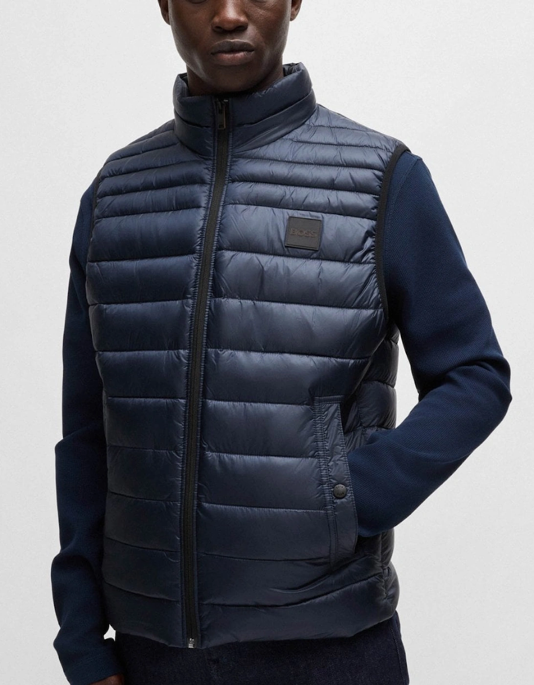 BOSS Orange Odeno2 Mens Padded Gilet, 3 of 2