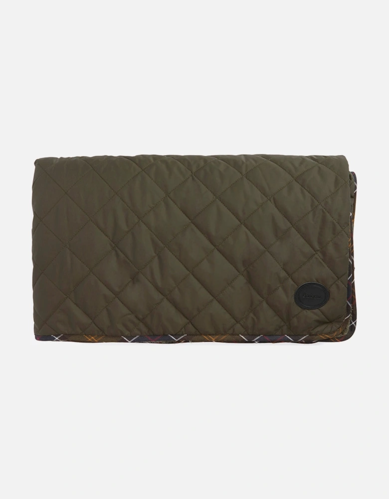 Dog Quilt & Fleece Blanket - Olive