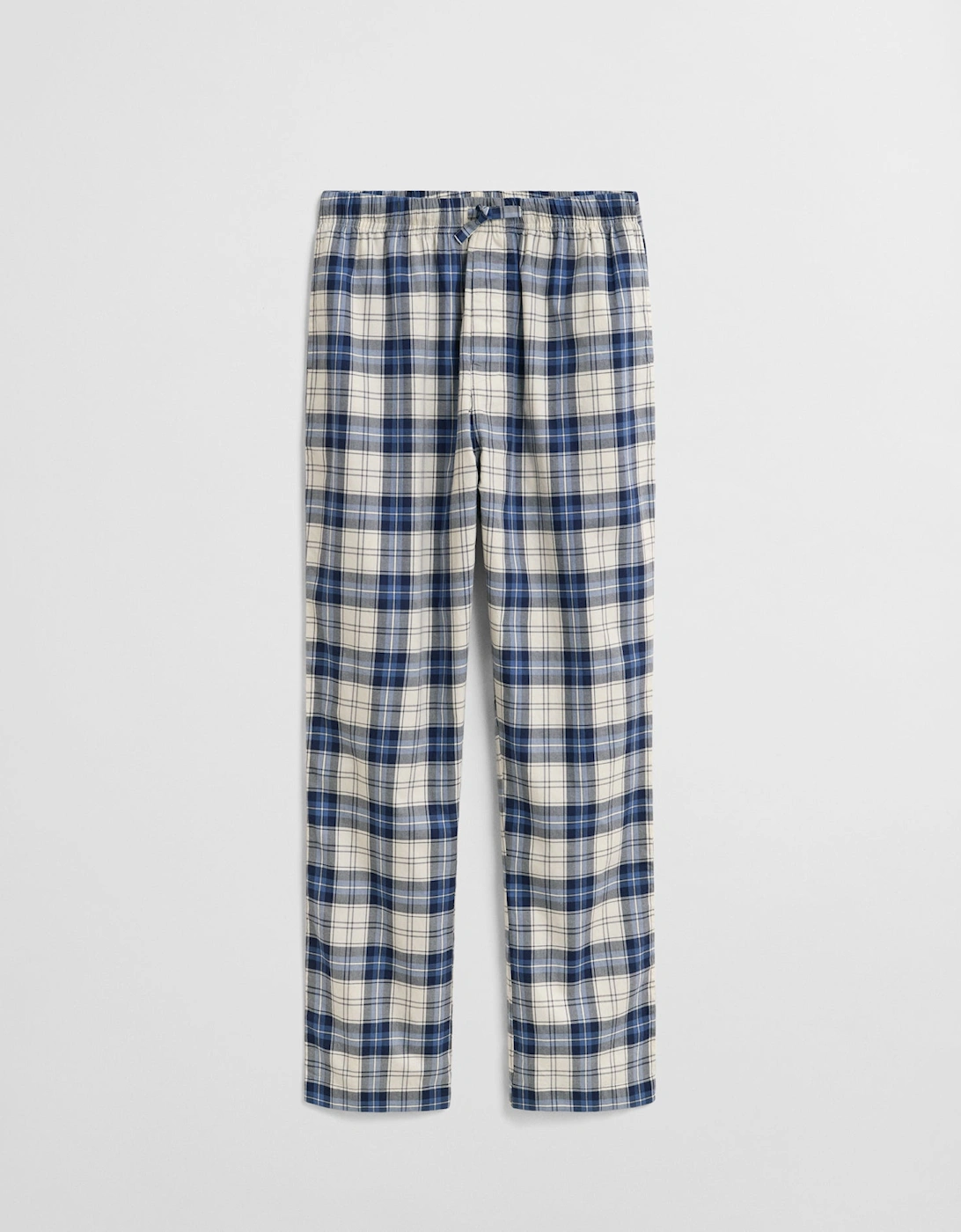 Mens Checked Pyjama Pants - 473 Blue Water, 2 of 1