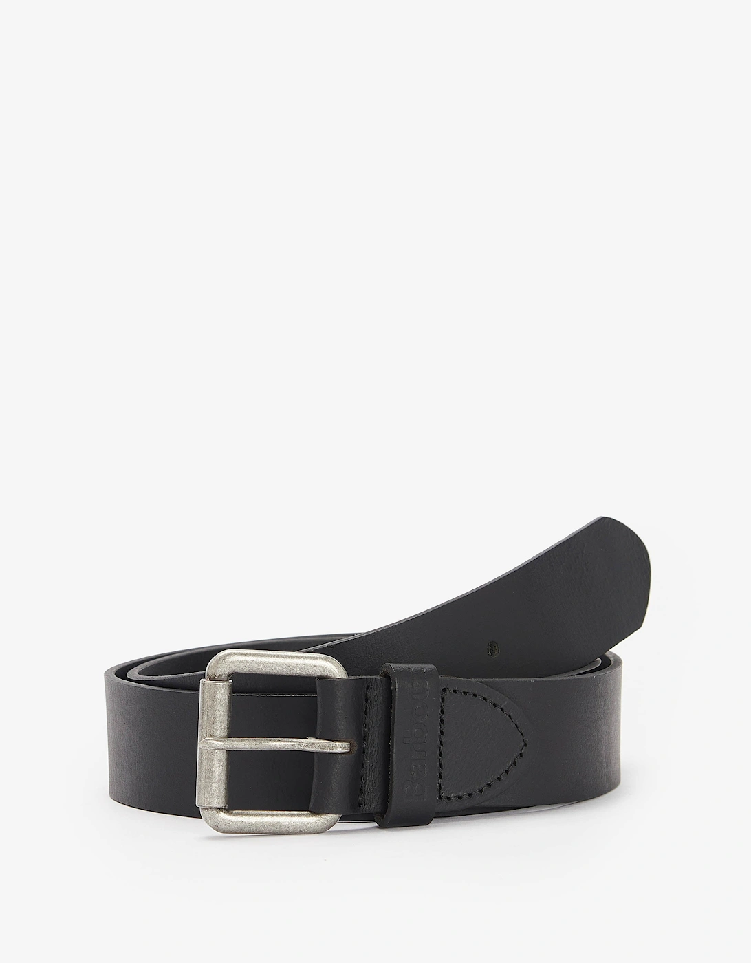 Matt Leather Mens Belt - Black, 2 of 1