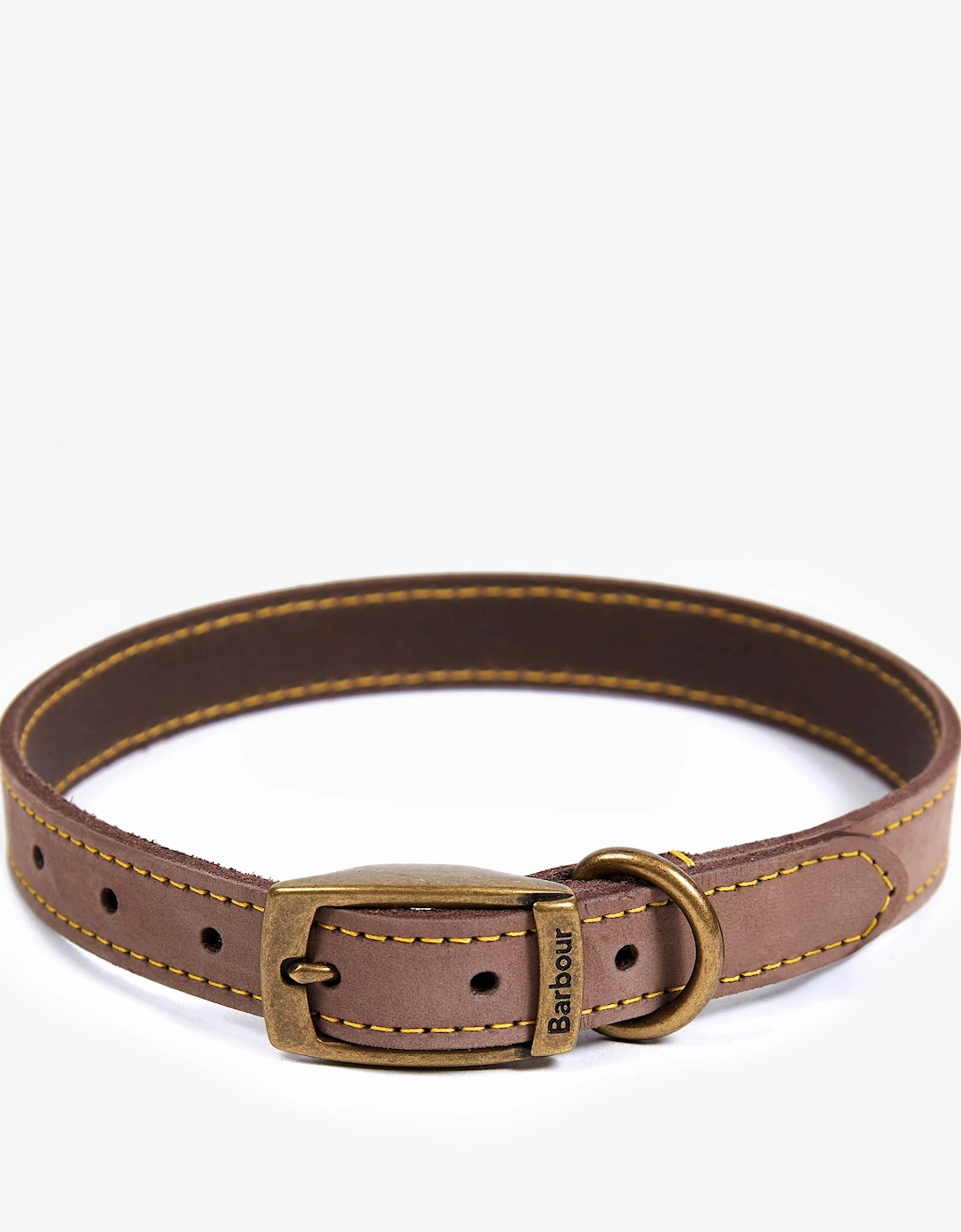 Leather Dog Collar - Brown, 2 of 1