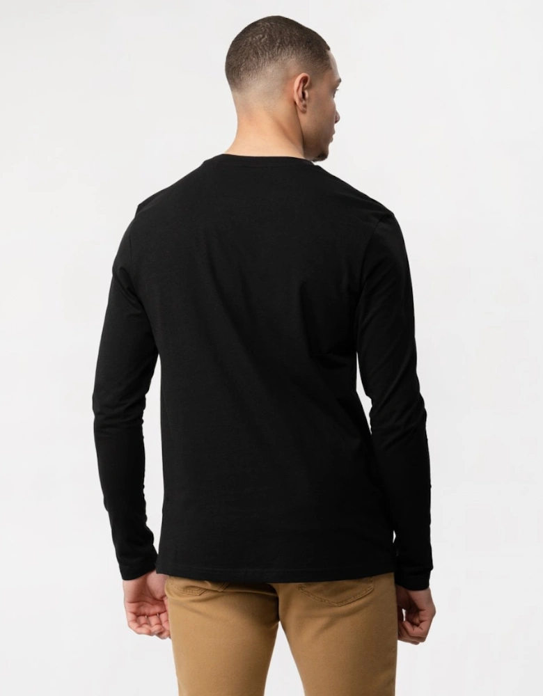 BOSS Orange Tchark Mens Long Sleeve Stretch Cotton T-Shirt
