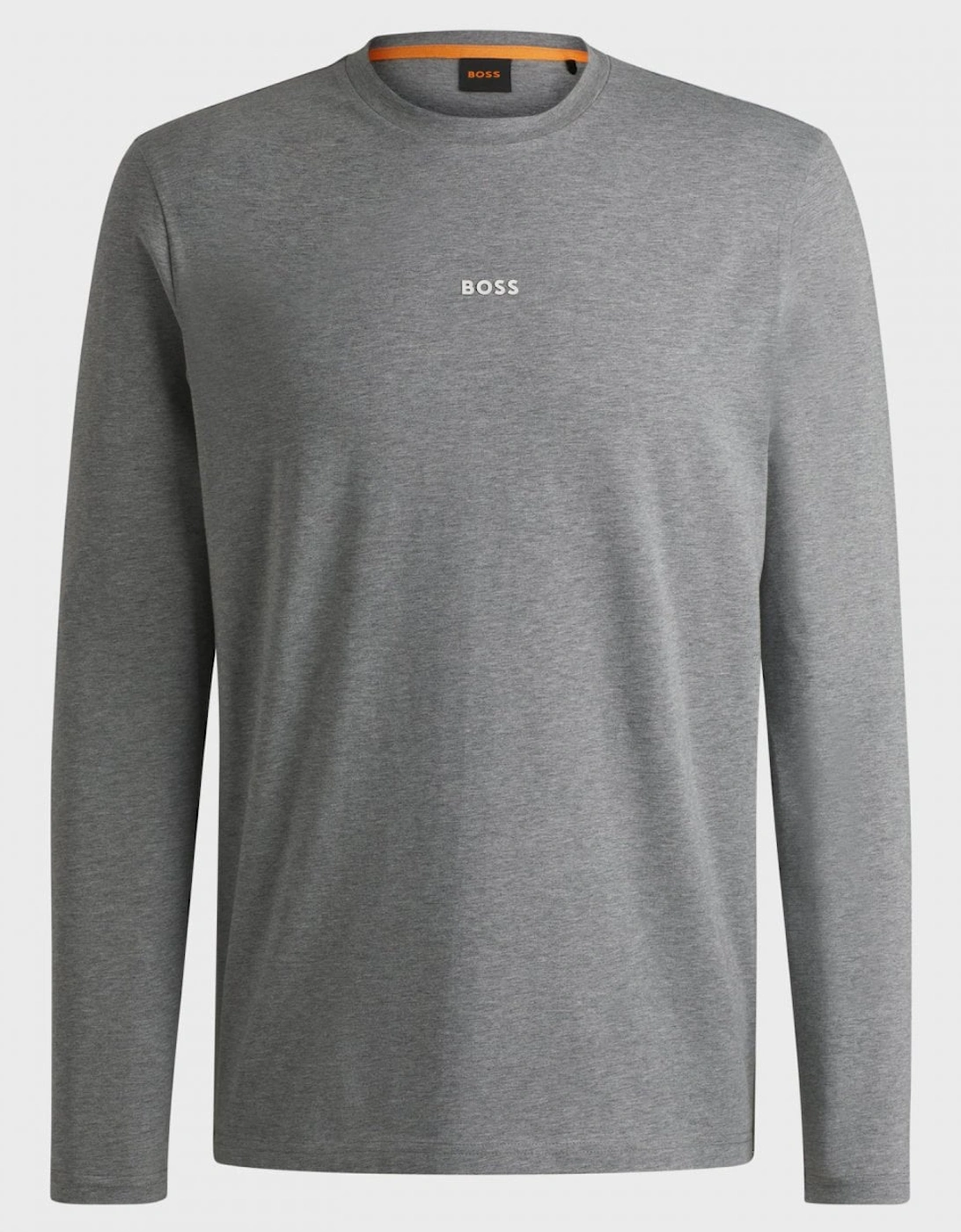 BOSS Orange Tchark Mens Long Sleeve Stretch Cotton T-Shirt