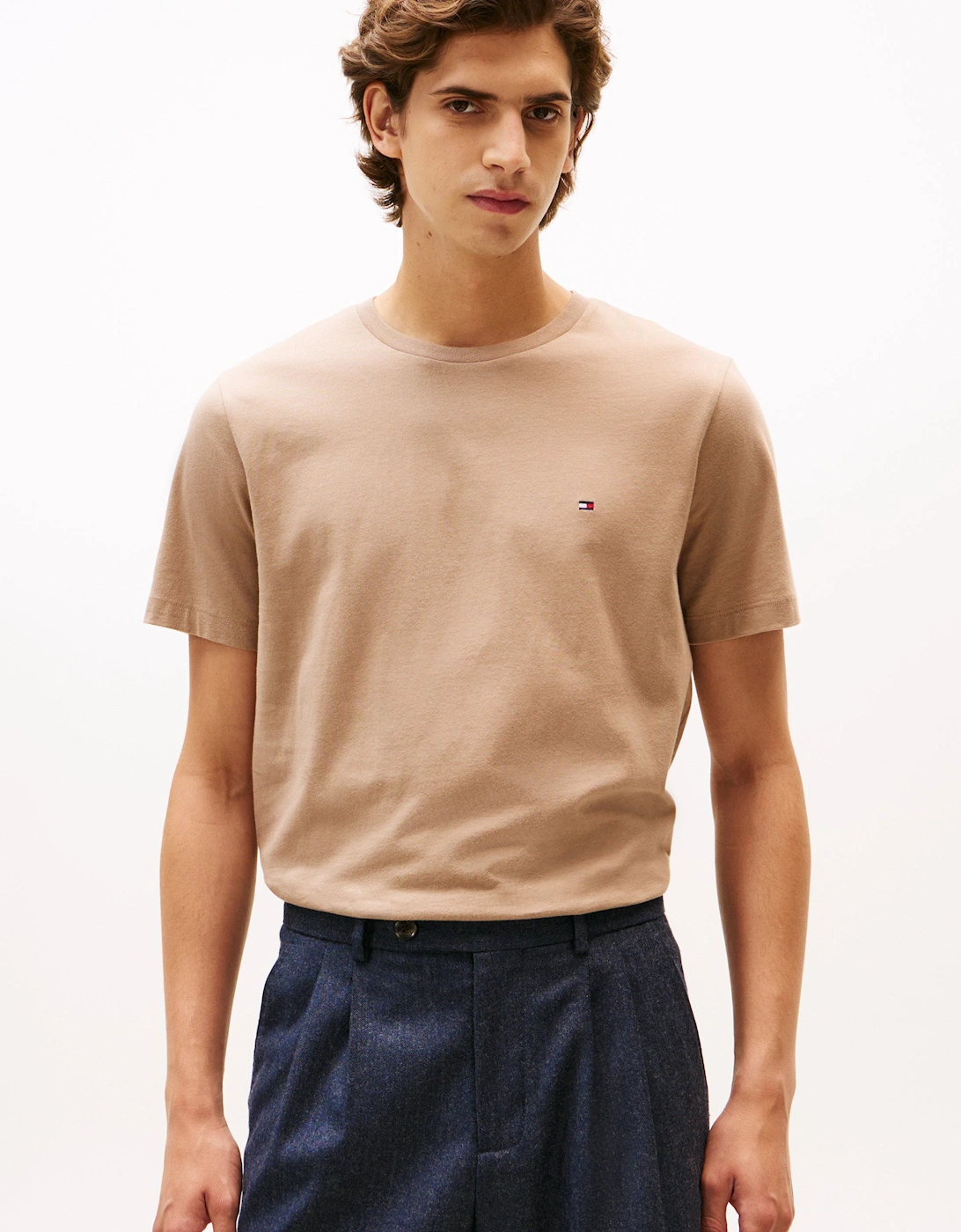 Essential Seasonal Regular Fit Solid Mens T-Shirt - Coastal Taupe, 2 of 1