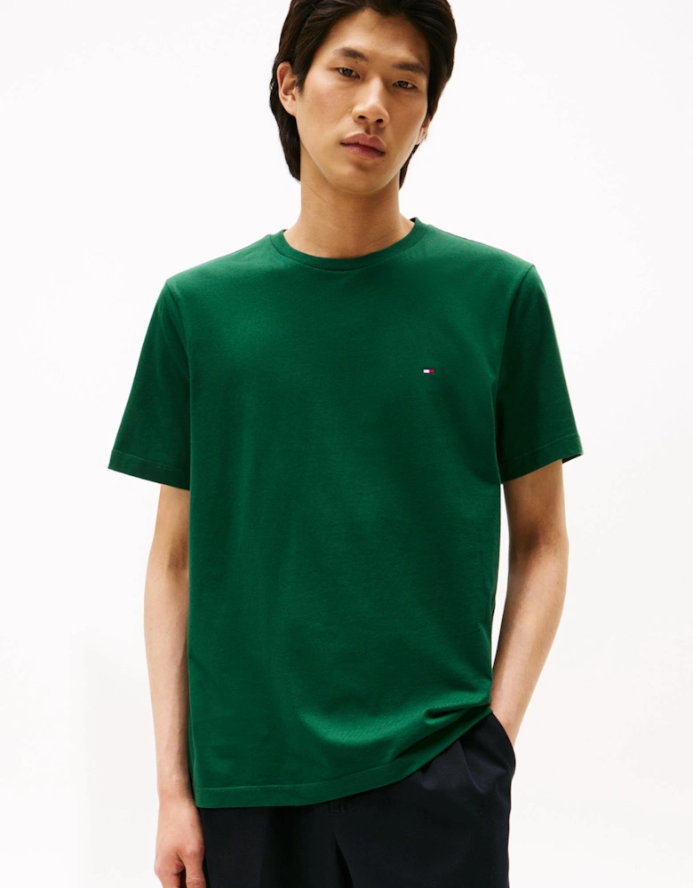 Essential Seasonal Regular Fit Solid Mens T-Shirt - Ornamental Green