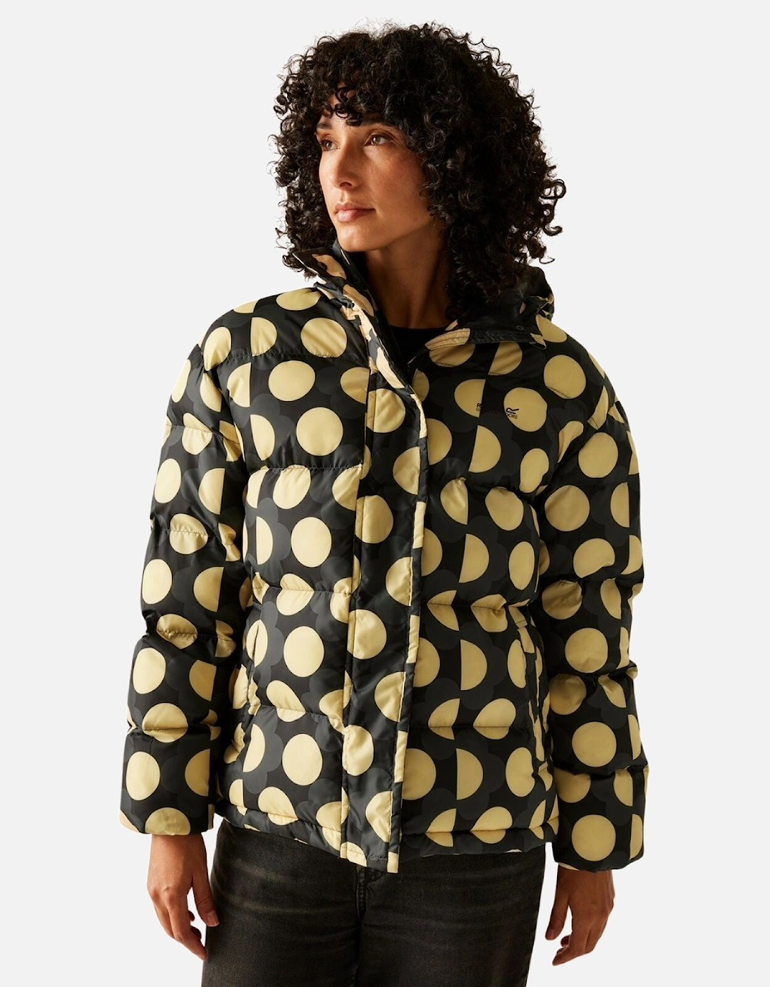 Womens Orla Kiely Oversized Winter Padded Jacket, 2 of 1