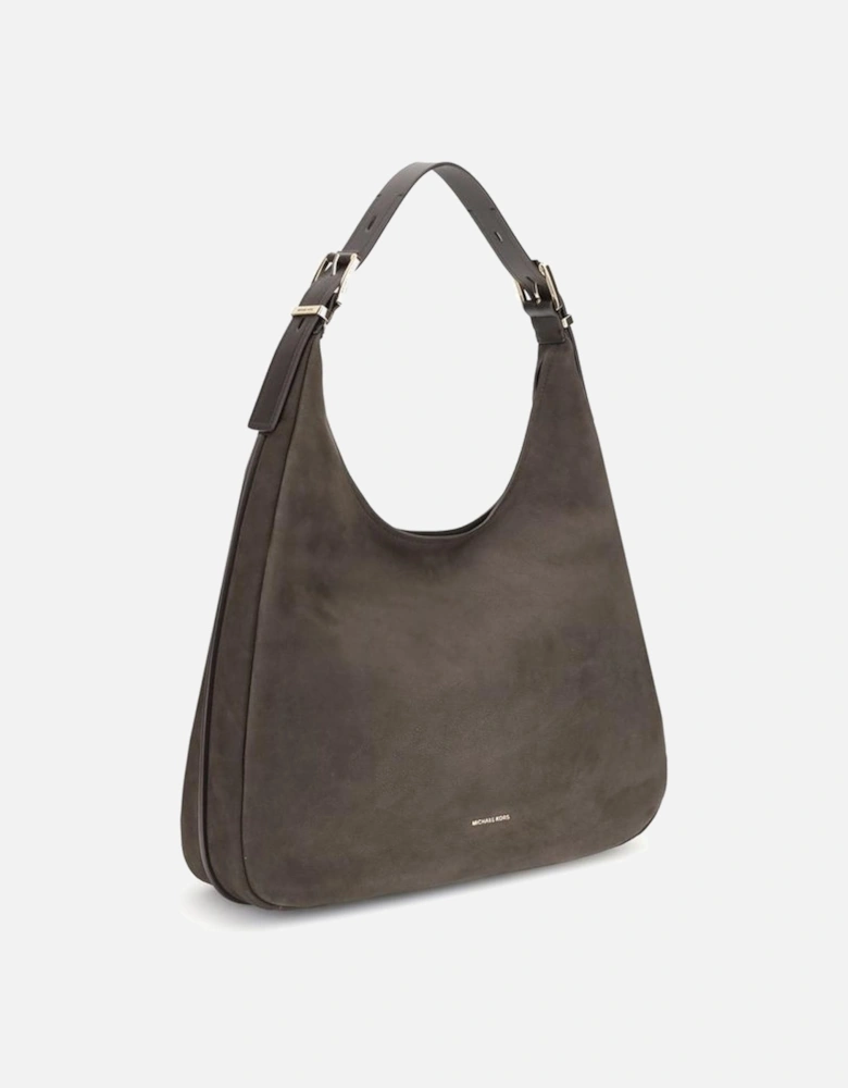 Leather Ankle Boots with Buckle Detail Women - Brown Shoulder Bags