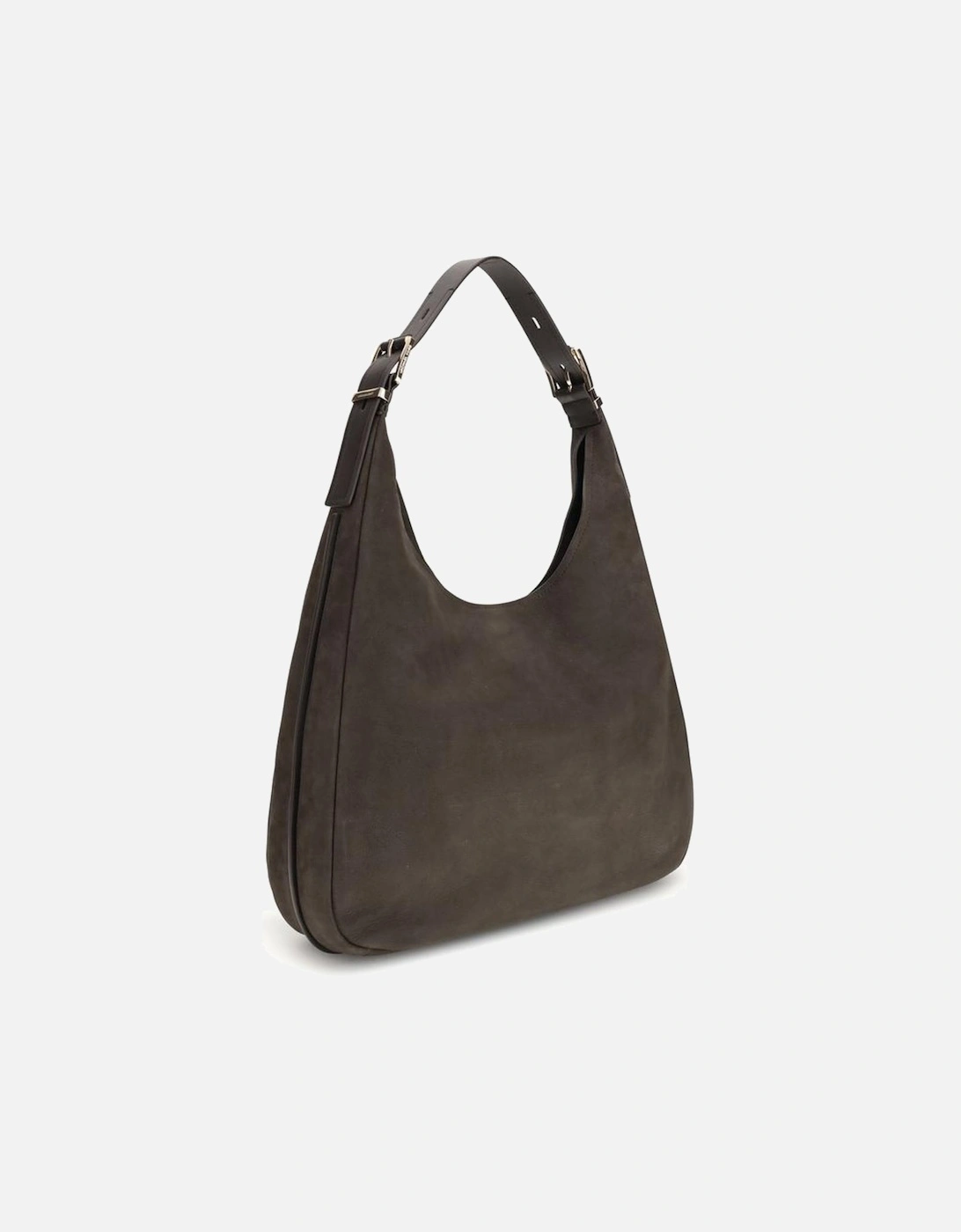 Leather Ankle Boots with Buckle Detail Women - Brown Shoulder Bags