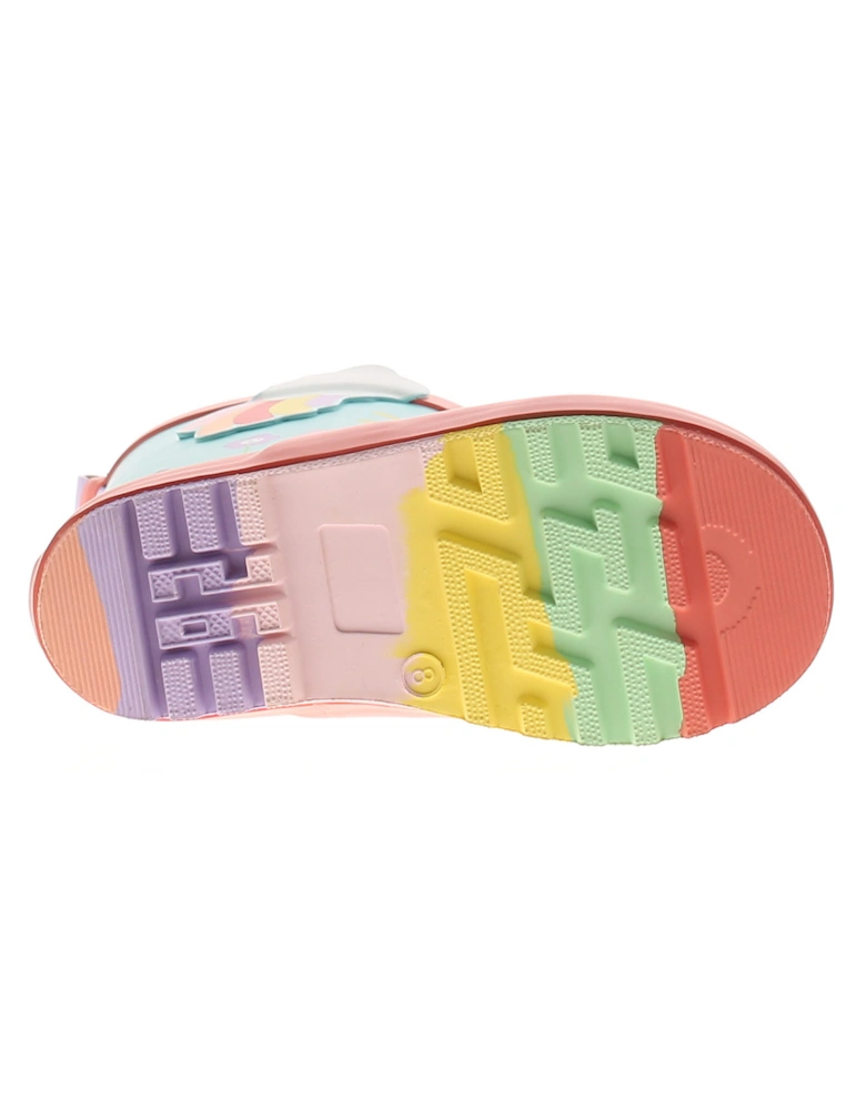 Younger Girls Wellies Happy Unicorn assorted UK Size