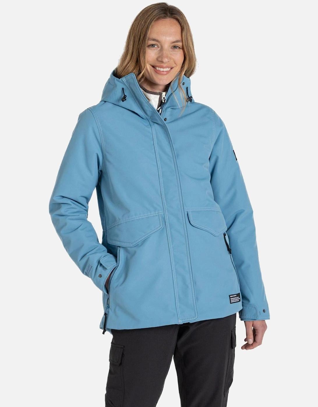Womens CO2 Renu Sally Waterproof Hooded Jacket, 2 of 1