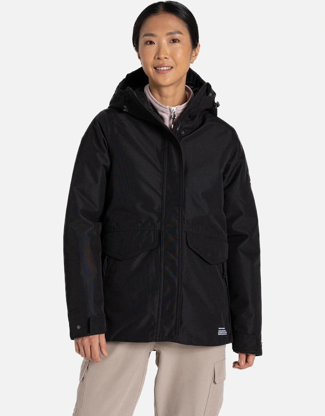 Womens CO2 Renu Sally Waterproof Hooded Jacket, 2 of 1