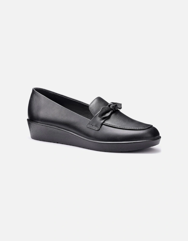 Amber Womens Low Wedge Loafers