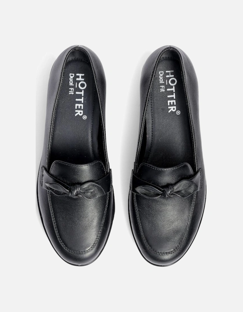 Amber Womens Low Wedge Loafers
