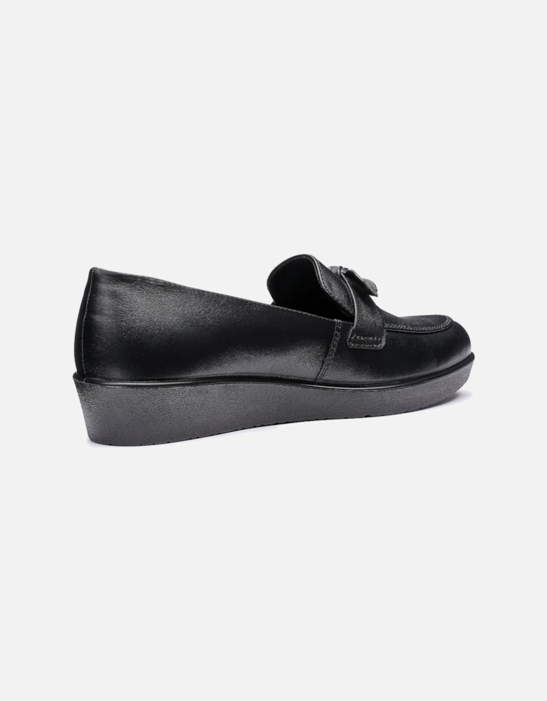 Amber Womens Low Wedge Loafers