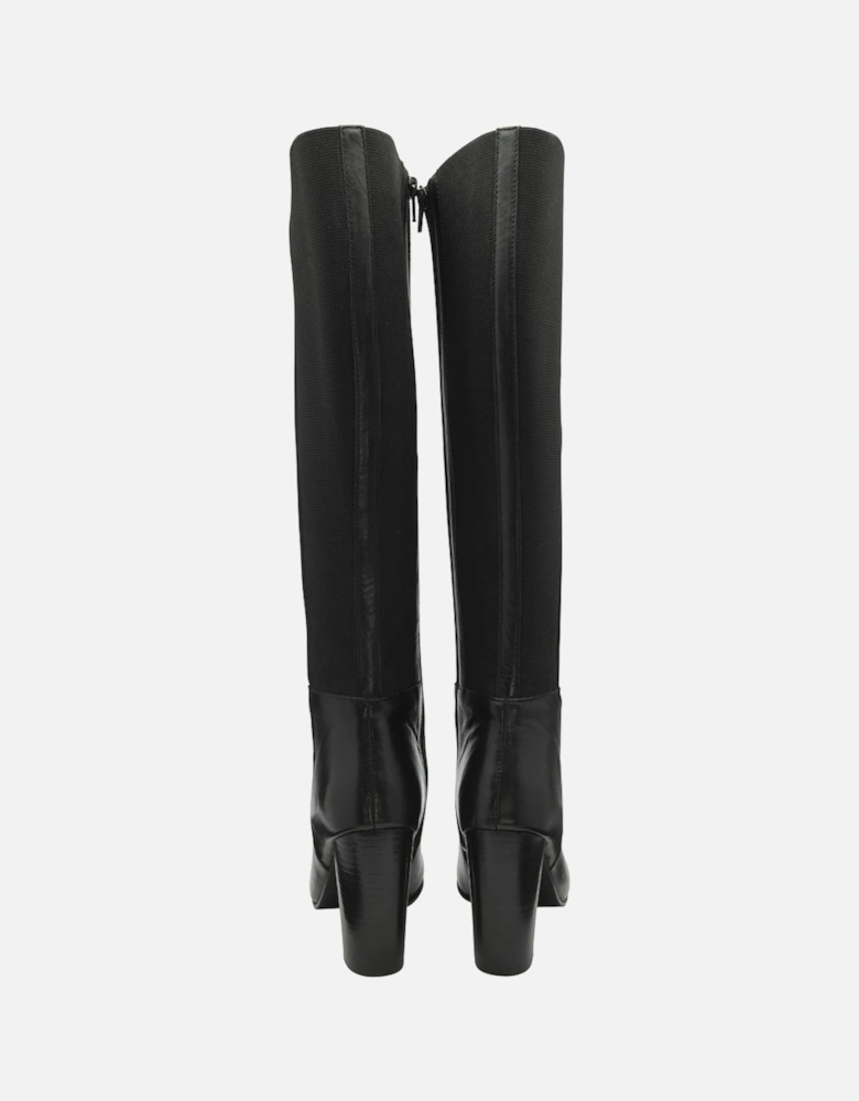 Bywell Womens Heeled Knee High Boots
