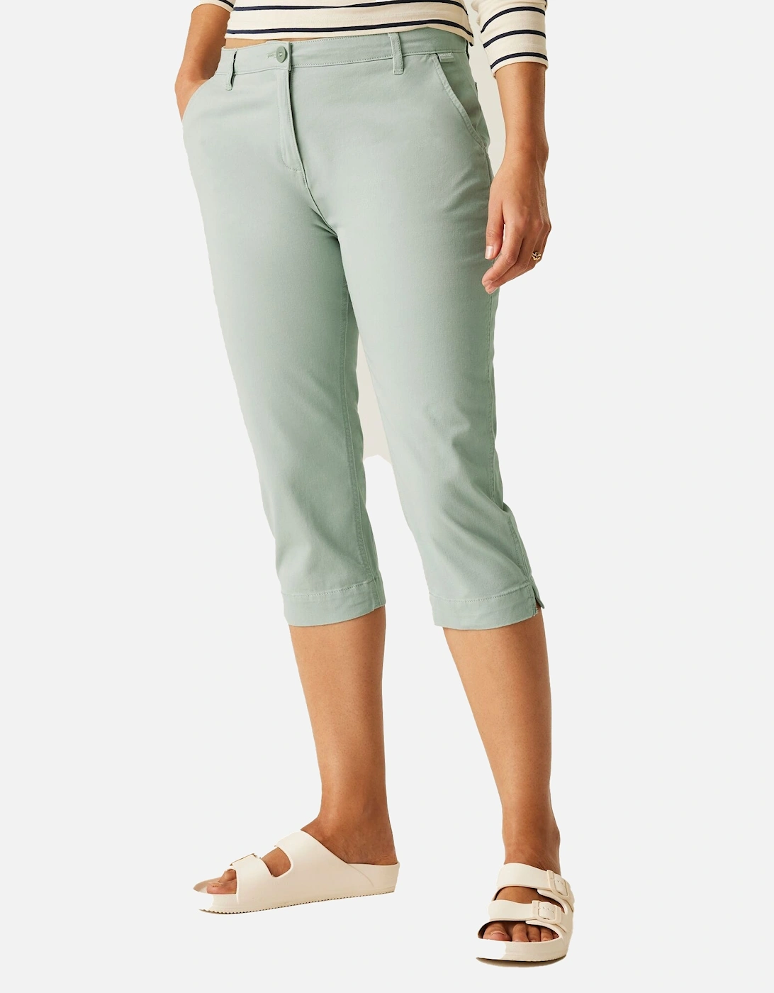 Womens/Ladies Bayletta Capri Trousers, 6 of 5