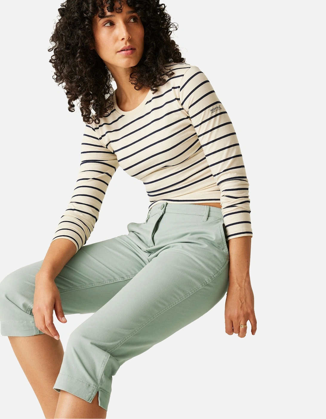 Womens/Ladies Bayletta Capri Trousers