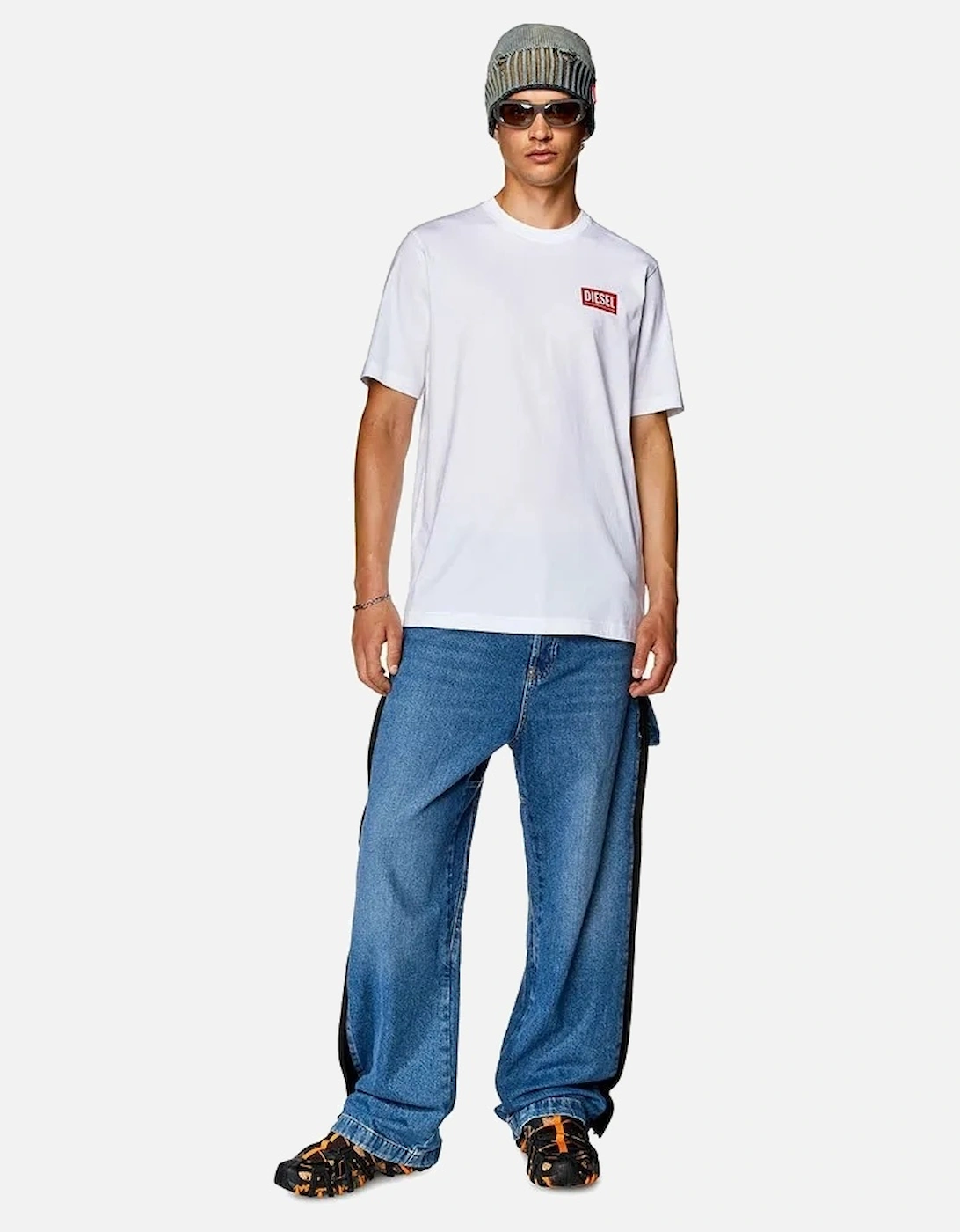 T-JUST-NLabel Mens T Shirts 100% Cotton Short Sleeve Plain Crew Neck Tops