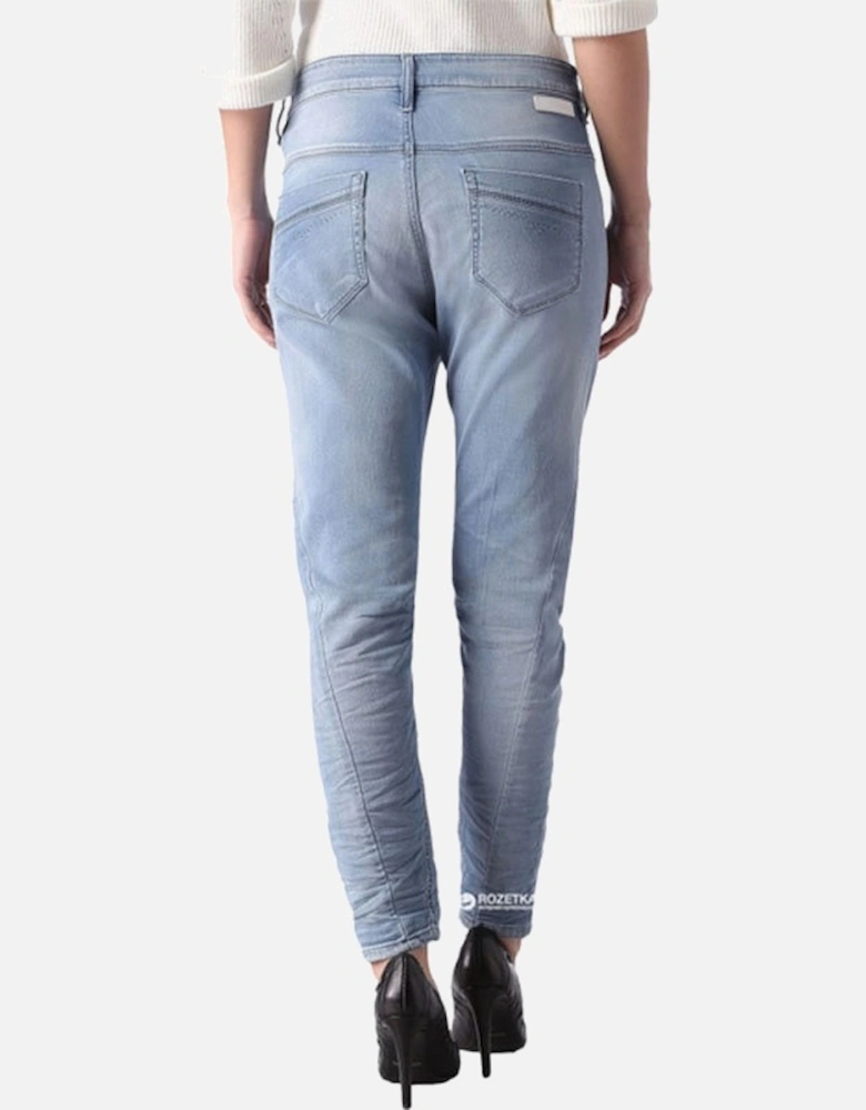 FAYZA-NE 0673M Womens Denim Jogg Jeans Tapered Leg Stretch Pants Fade New