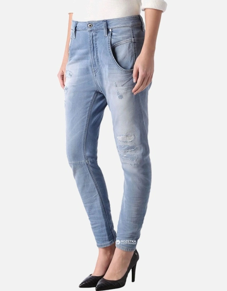 FAYZA-NE 0673M Womens Denim Jogg Jeans Tapered Leg Stretch Pants Fade New