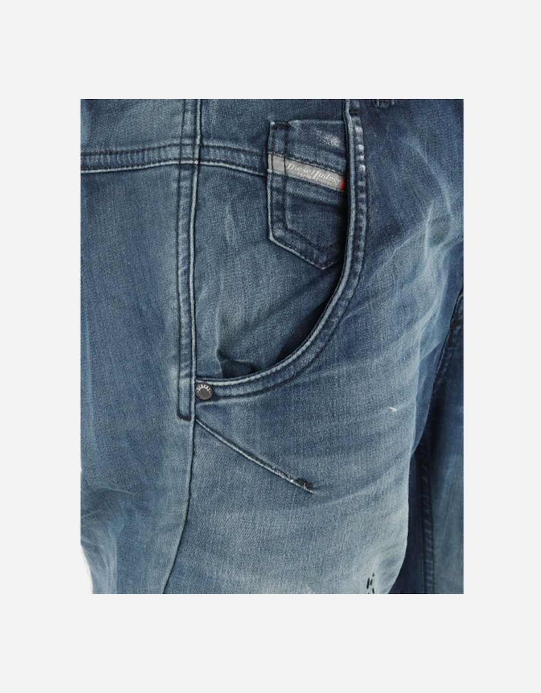 FAYZA-NE 0672F Womens Denim Jogg Jeans Blue Tapered Leg Stretch Pants NEW