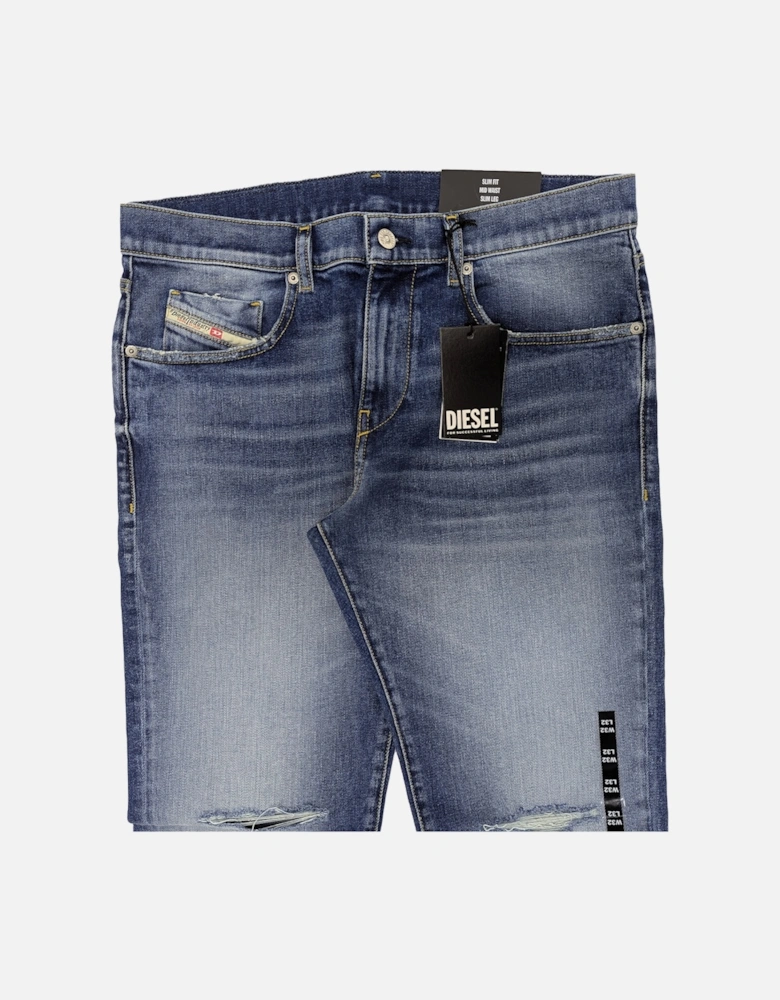 2019 D-STRUKT R9C87 Mens Denim Jeans Slim Fit Casual Stretch Cotton Pants