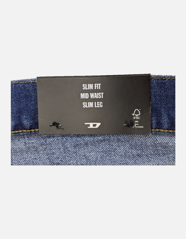 2019 D-STRUKT R0R72 Mens Denim Jeans Slim Fit Distressed Cotton Pants NEW