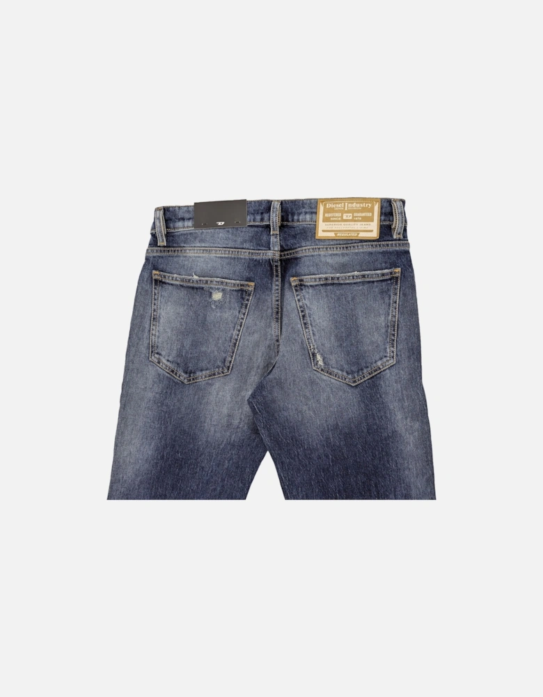 2019 D-STRUKT-R Mens Denim Jeans Slim Fit Mid Waist Cotton Workwear Pants